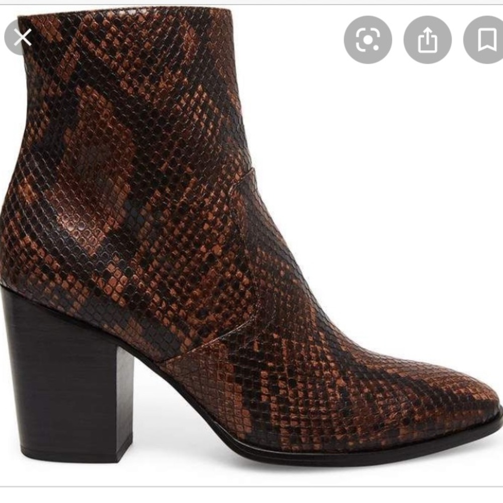 Steve Madden Dallas Snake Skin Boot